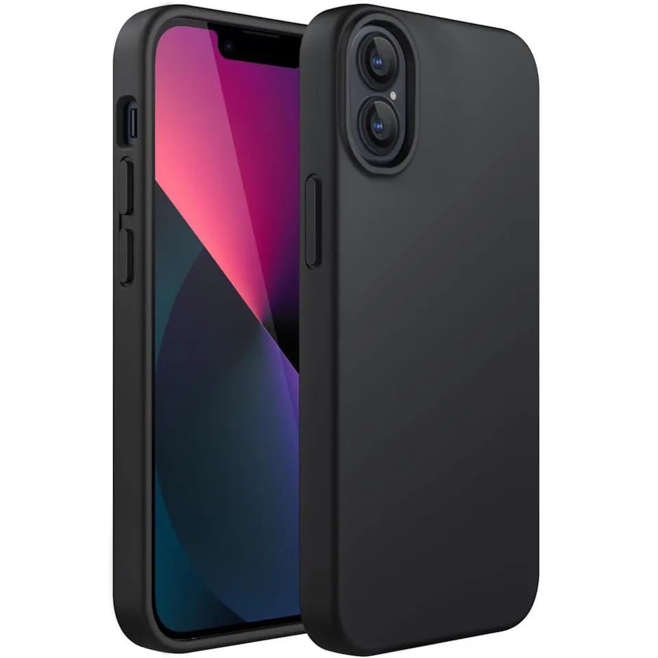 Capa Compatível Com Iphone 17 - Preto Fosco Com Proteção Extra Para A Câmera.