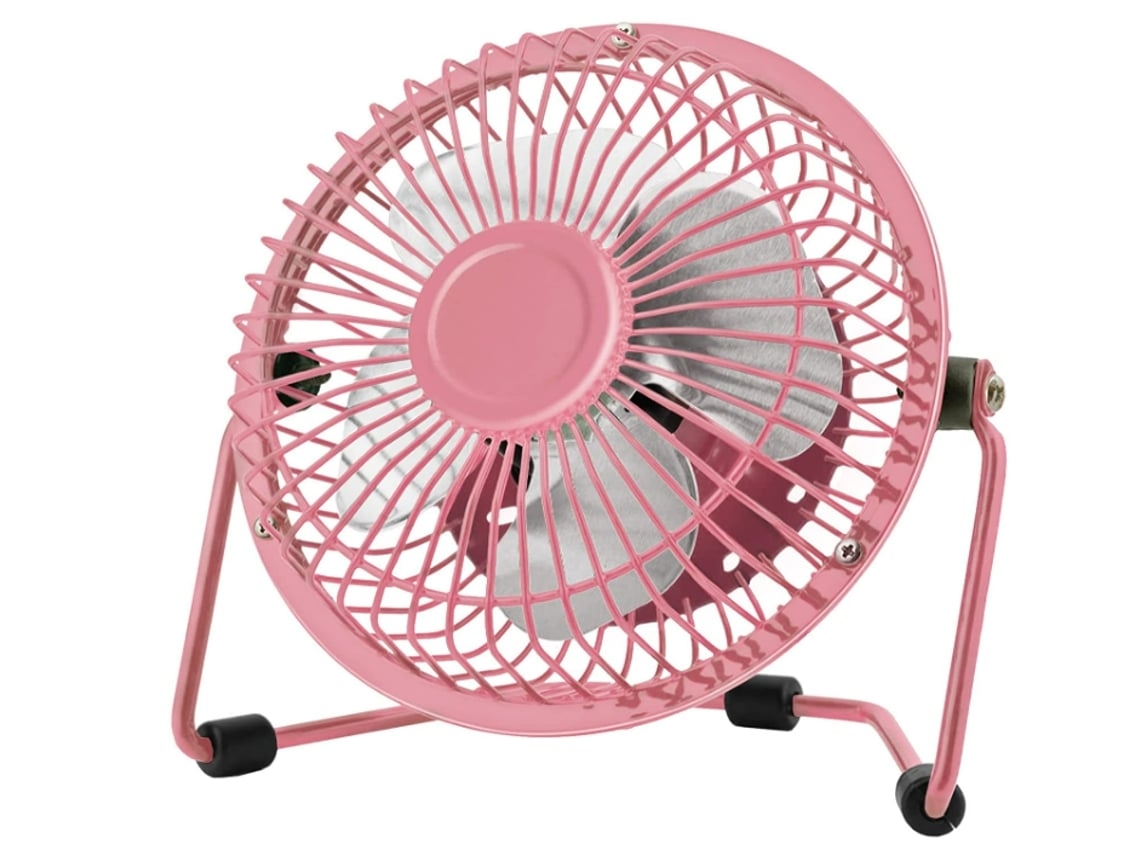 Ventoinha de Mesa Portátil ENZON USB Rosa