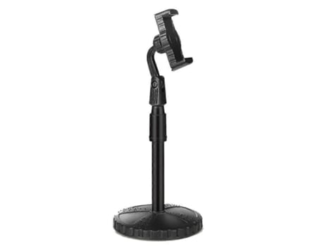 Suporte De Mesa Para Celular Retrátil, Giratório, Elevável E Multifuncional.