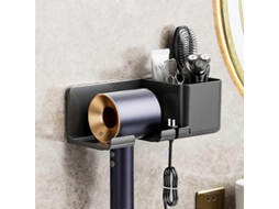 Suporte para Secador de Cabelo Sem Furos, Cabelo, Furos com Tomada e Arma GOKOCO