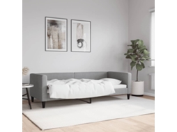 Vidaxl Sofá-cama 80x200 Cm Tecido Cinzento-claro
