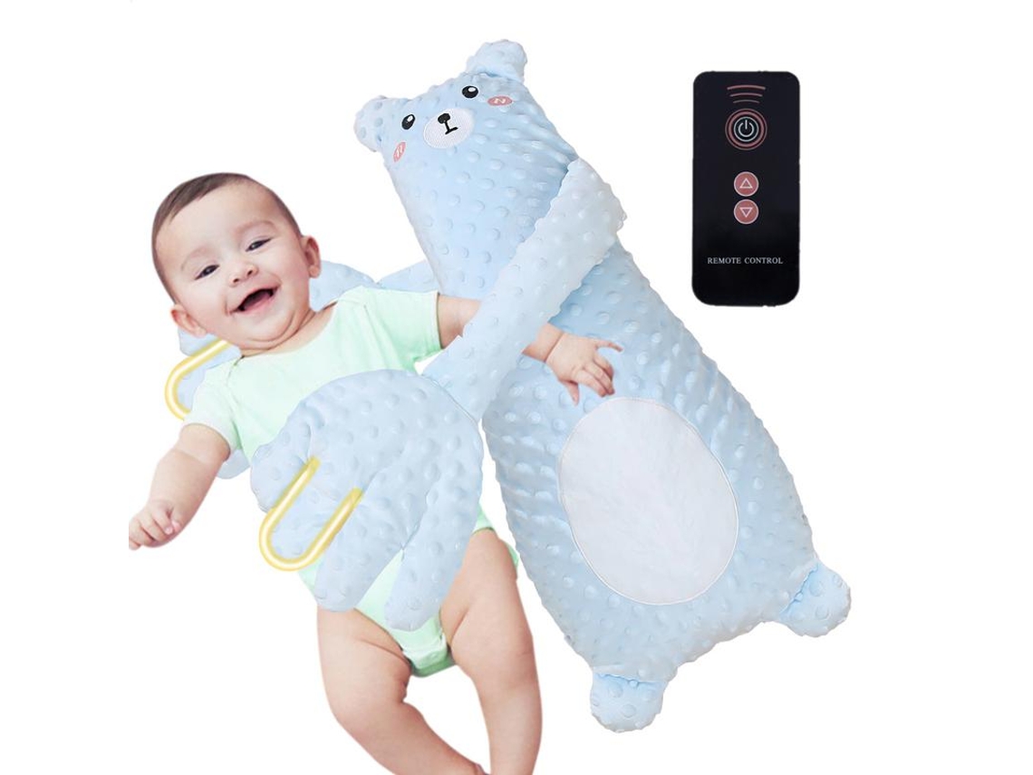 Boneca Calmante Para Bebês Tapinhas Automáticos Para Evitar Sustos Brinquedos Calmantes Para Dormir 3 Modos Ajustáveis ​​(Urso) GERTIZ