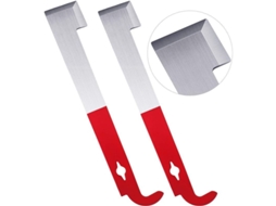 Ferramenta De Colmeia J-hook 2 Peças Raspador De Abelhas Aço Inoxidável Para Apicultores