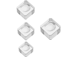 Galpada Conjunto De 4-bases Transparentes Para Bolas Cristal 2, 5mm, 3mm, 3, 5mm, 4mm Suporte De Mesa Decorativo