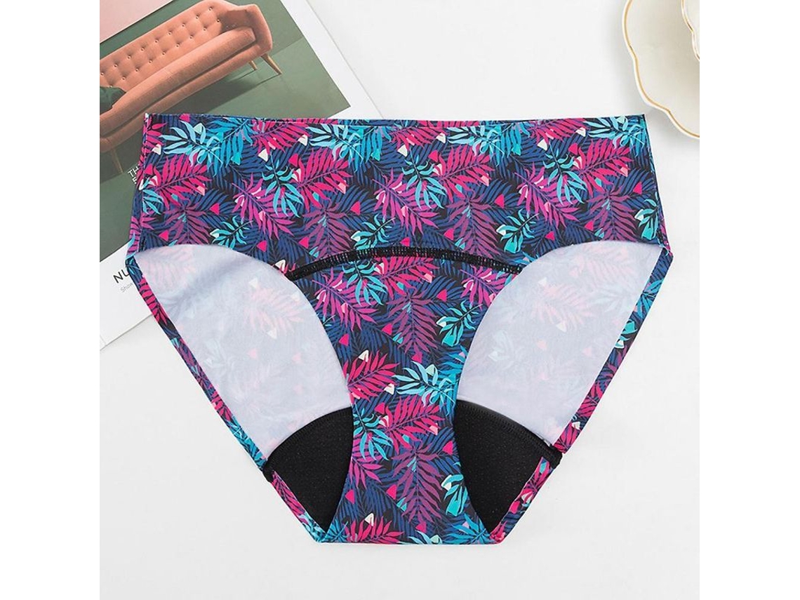 Bikini De Banho Antifugas Para Adolescentes E Mulheres De Cintura Média Com Proteção Menstrual M Rosa Intenso