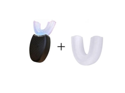 Escova De Dentes Elétrica Sônica Tipo U Com Cabeça De Silicone, Carregamento Automático Inteligente De 360 ​​graus Via Usb, À Prova D'água E Para