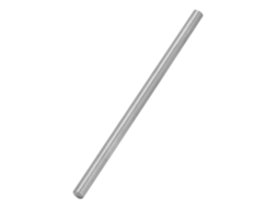 Vara Em Tungsténio Laxiscreed Redonda Prata 6mm X 100mm Para Trabalhos De Precisão