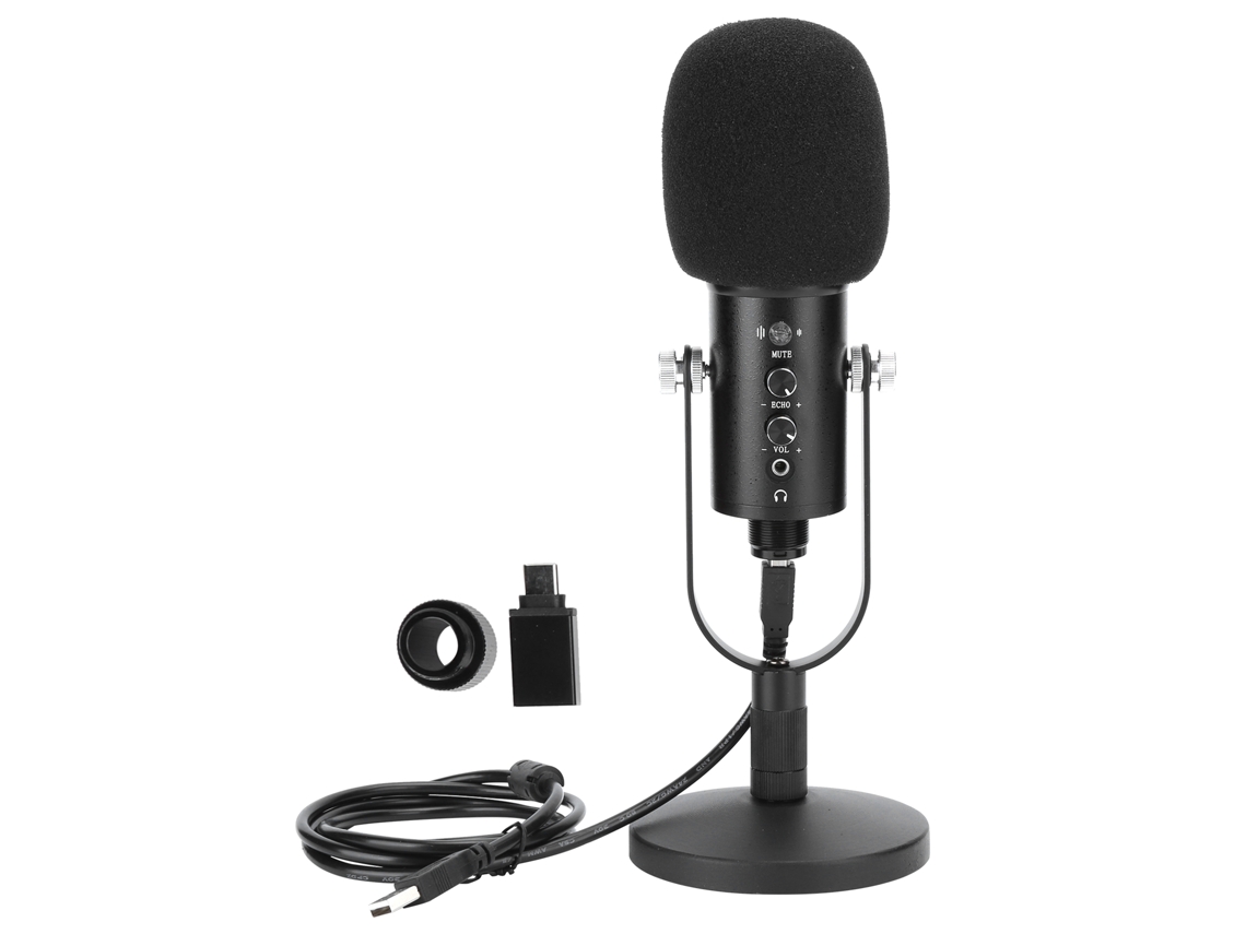 Aetheria microfone Bm 86 Condensador Estúdio Ktv Gravação Áudio Claro Hifi para Computador