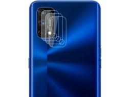 Conjunto de Lentes para Telefone Protetor Filme Proteção para Realme Realme 7 5G HONGWE. Vidro Temperado (3un)