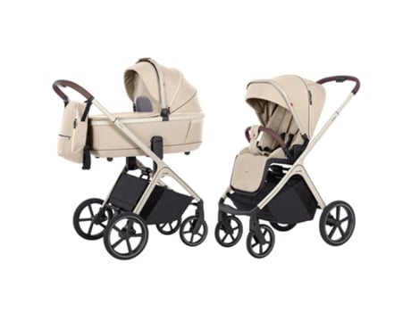 Carrinho De Bebé Carrello Vector Crl 6550 2 Em 1 (seashell Beige)