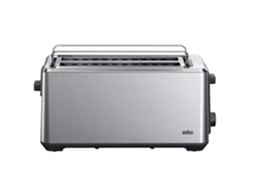 Torradeira BRAUN Indentity 5 HT5220BK 2 entradas longas (1470 W - Inox)