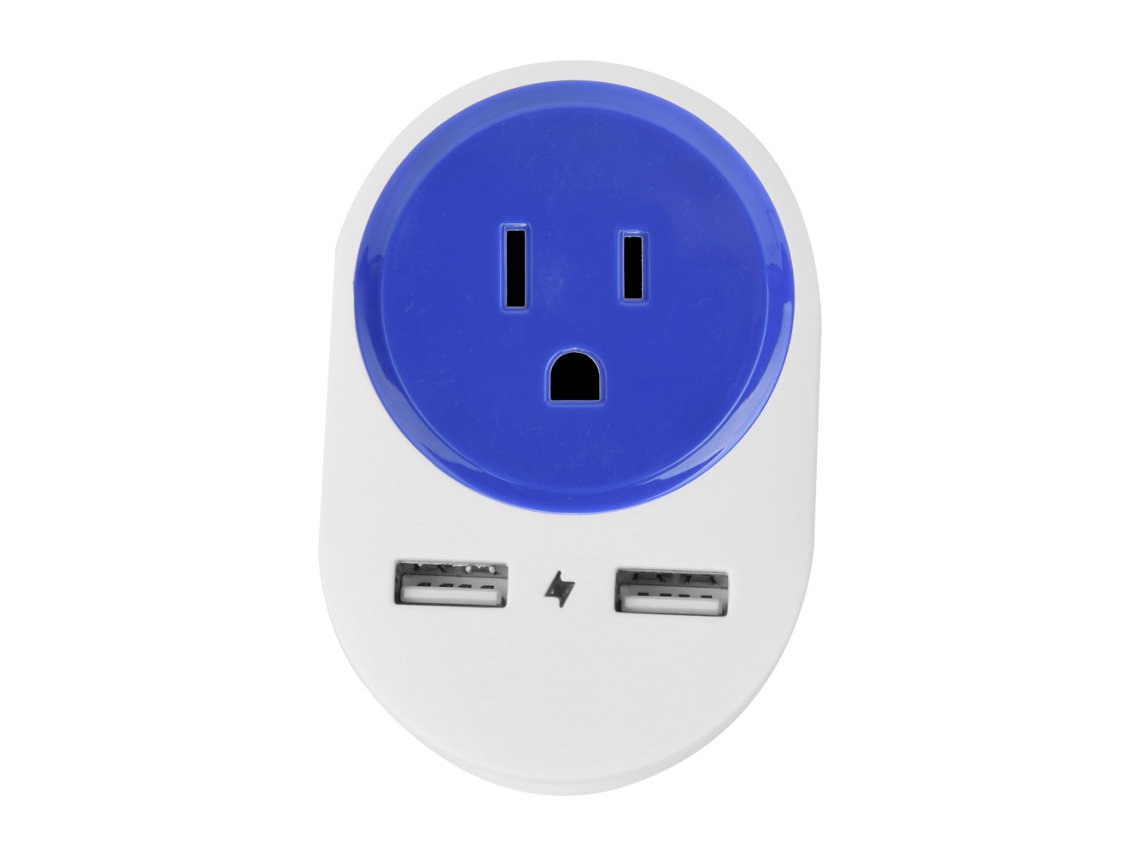 Adaptador De Corrente Viagem Laxiscreed Com Entradas Para Japão E Portos Usb Duplos