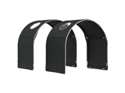 Vidaxl Túnel De Cama Para Cama Loft Infantil 2 Unid. Preto Poliéster