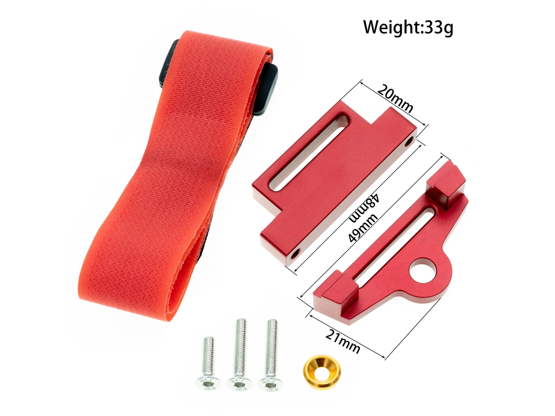 Conjunto De Suportes De Bateria Alta Metal 3s 4s Para Carro Controle Remoto Traxa Slash 2wd 1/10 Peças De Upgrade