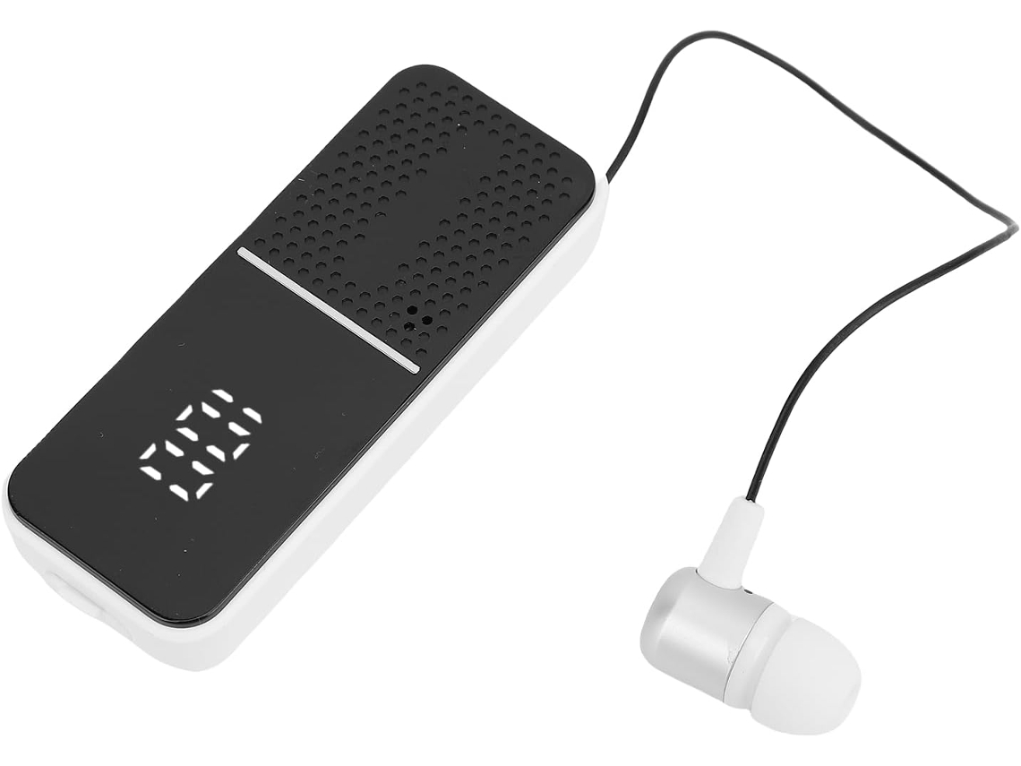 Cocoarm Casque Lavalier Bluetooth Sem Filtro Abs Bluetooth Com Vibração De Chamada E Exibição Numérica 50