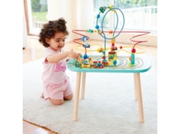 Mesa De Brincar Hape Twisting Railway Maze Brinquedo Interativo De Madeira
