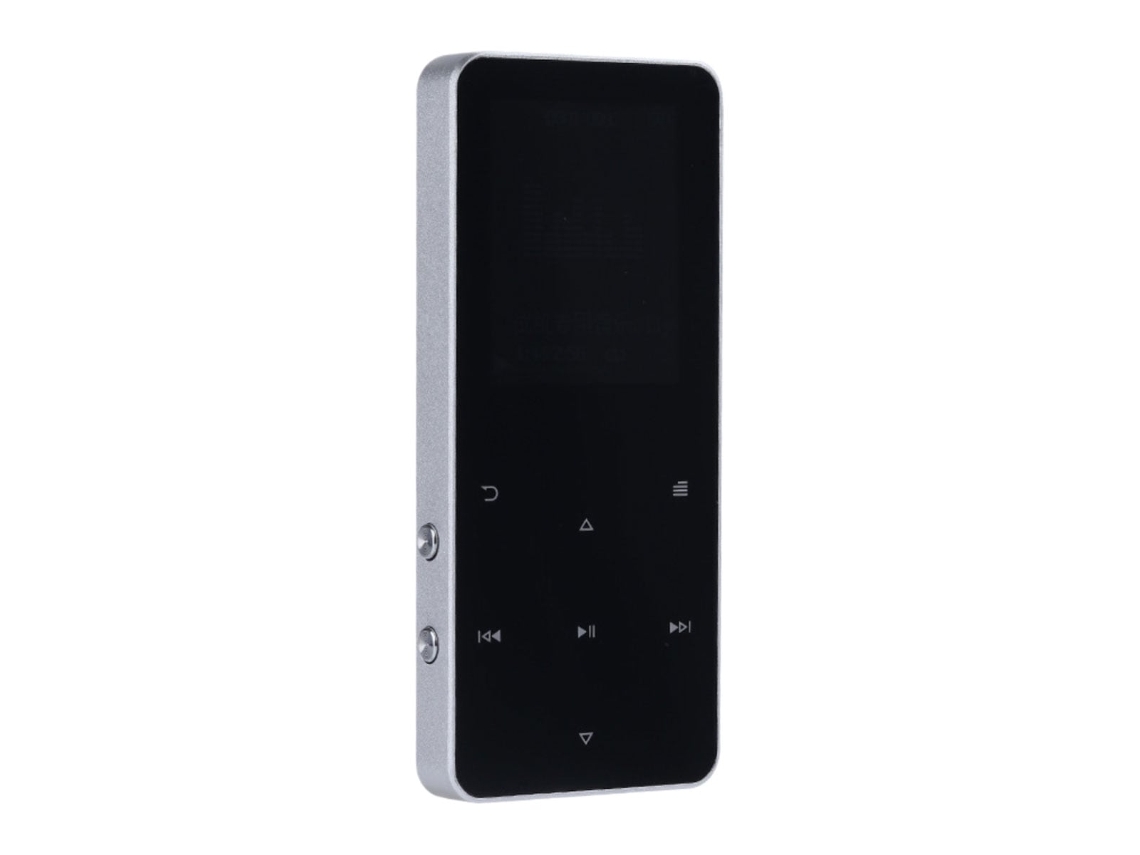 Mini Leitor Mp3 com clip, tela LCD, até 32 Gb, AQUAFORGE