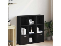 Vidaxl Estante Para Livros Em Carvalho Preto, 98 X 29 X 97,5 Cm, Madeira Engenheirada