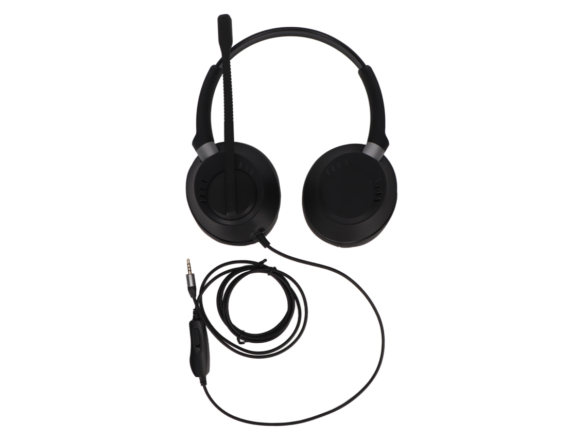 Fone De Ouvido Binaural Com Enc E Microfone Hd Para Pc