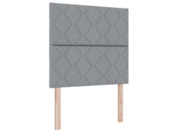 Cabeceira | Painel De Cama Cinzento-claro 100 Cm Tecido