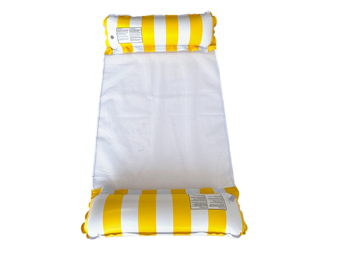 Mordely - Conjunto Com 1 Boia Inflável Para Piscina, Tamanho Rede, Espreguiçadeira Aquática