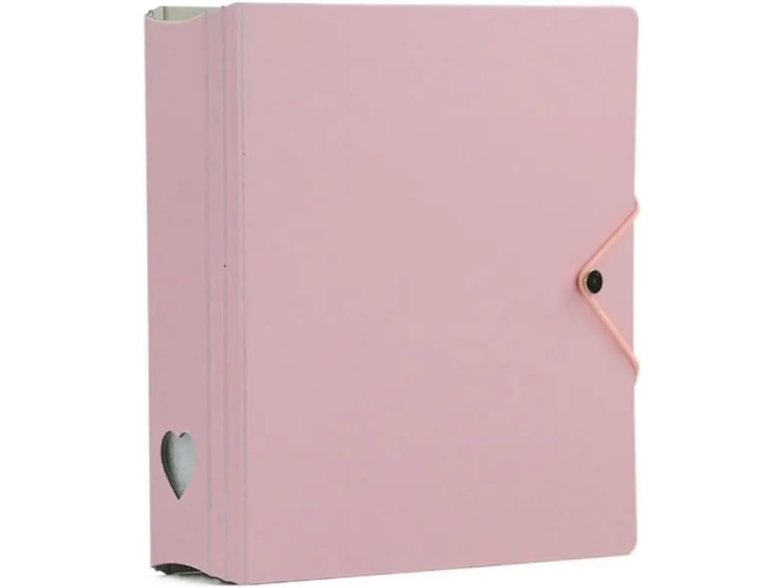 Álbum De Classificação De Cartões De Fotos Coloridas Coloridas, Dossiê Para Coleção (rosa)