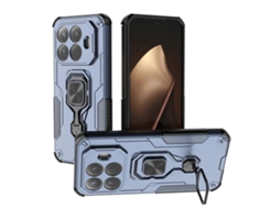 Capa Híbrida De Tpu E Pc Com Suporte De Metal Para Xiaomi 15t Pro