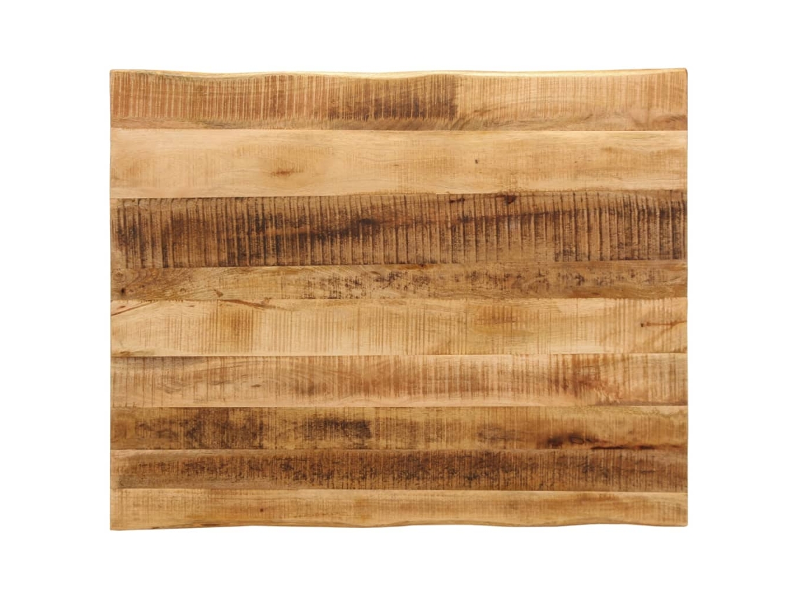 Vidaxl Tampo De Mesa C/ Borda Viva 90x80x2,5cm Mangueira Áspera Maciça