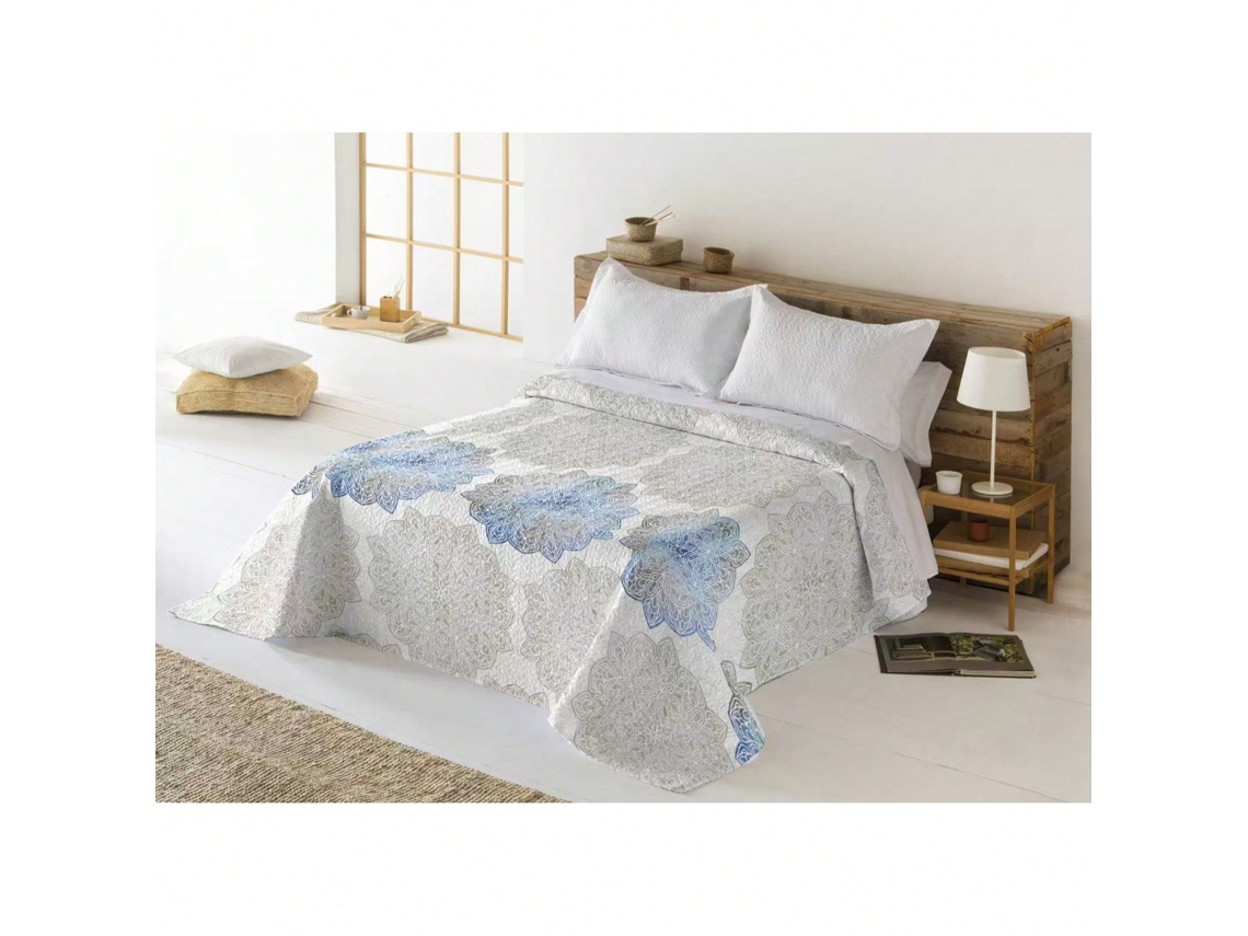 Edredom Acolchoado Cama Solteiro Casal Toque Suave 190x260cm