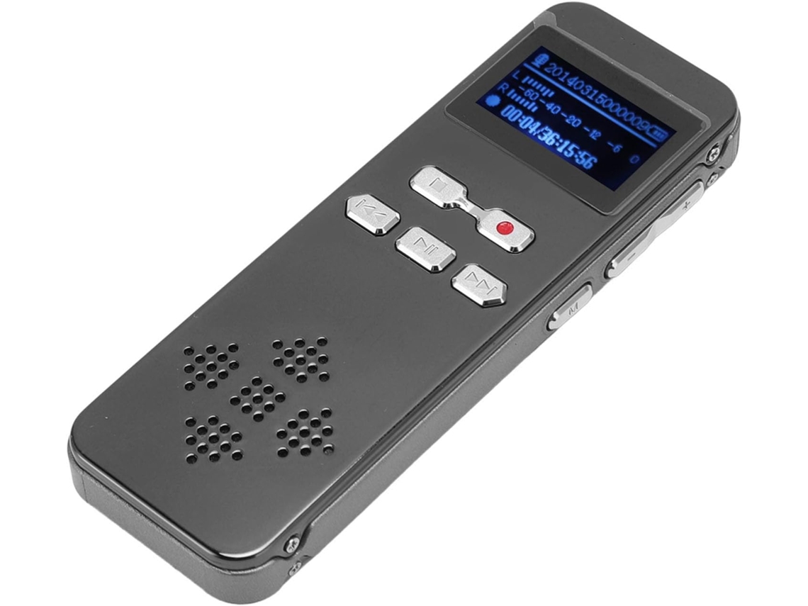 Semme Enregistreur Vocal Numérique Dois Microfones, Redução Ruído, Segurança Por Mot Passe Mais 90 Horas