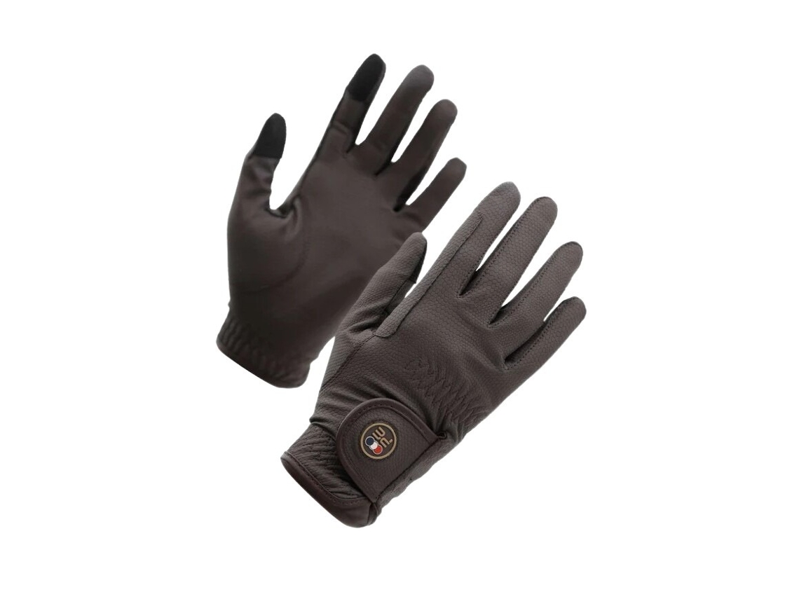 Luvas para Equitação PREMIER EQUINE (Mulher - Castanho - M)