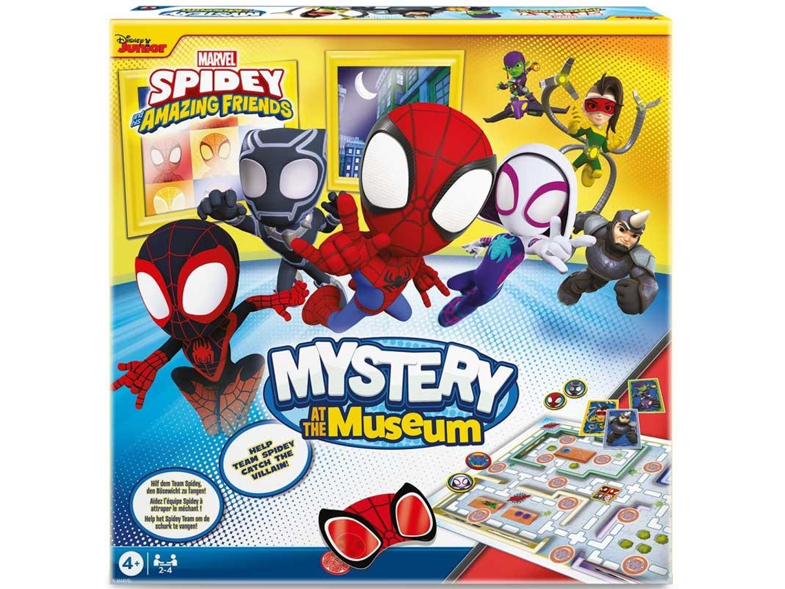 Spidey Jogo Mistério No Museu Para Crianças Cartamundi