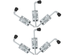 Conjunto De 6 Travas Reforçadas Com Mola Em Aço Inoxidável Para Reboque E Porta Armário