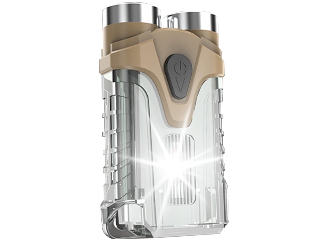 Chaveiro Led Luzes Led Com Concha Que Brilha No Escuro E Base Magnética Mini Chaveiro De Bolso Lanterna Portátil Luzes Estroboscópicas Verm Yunzii