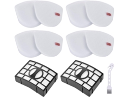 Kit De Substituição Filtros Para Aspirador Vertical Shark Cu530 Zu560