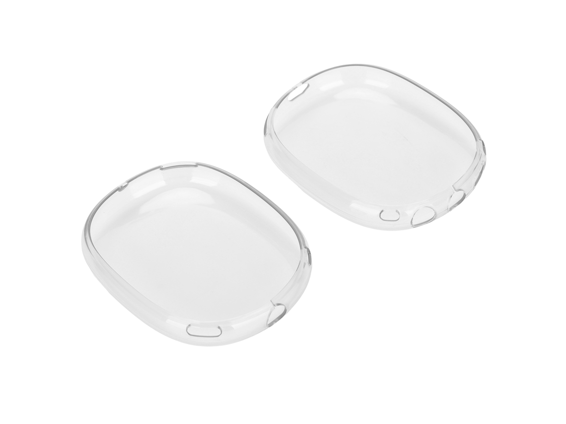 Mali capa Protetora Transparente para Fones de Ouvido Ios Resistente a Arranhões Portátil Branco