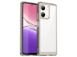 Capa Protetora De Tpu Acrílico Transparente Tkdaddy Para Oppo A5x 4g / A5x 5g Cinza