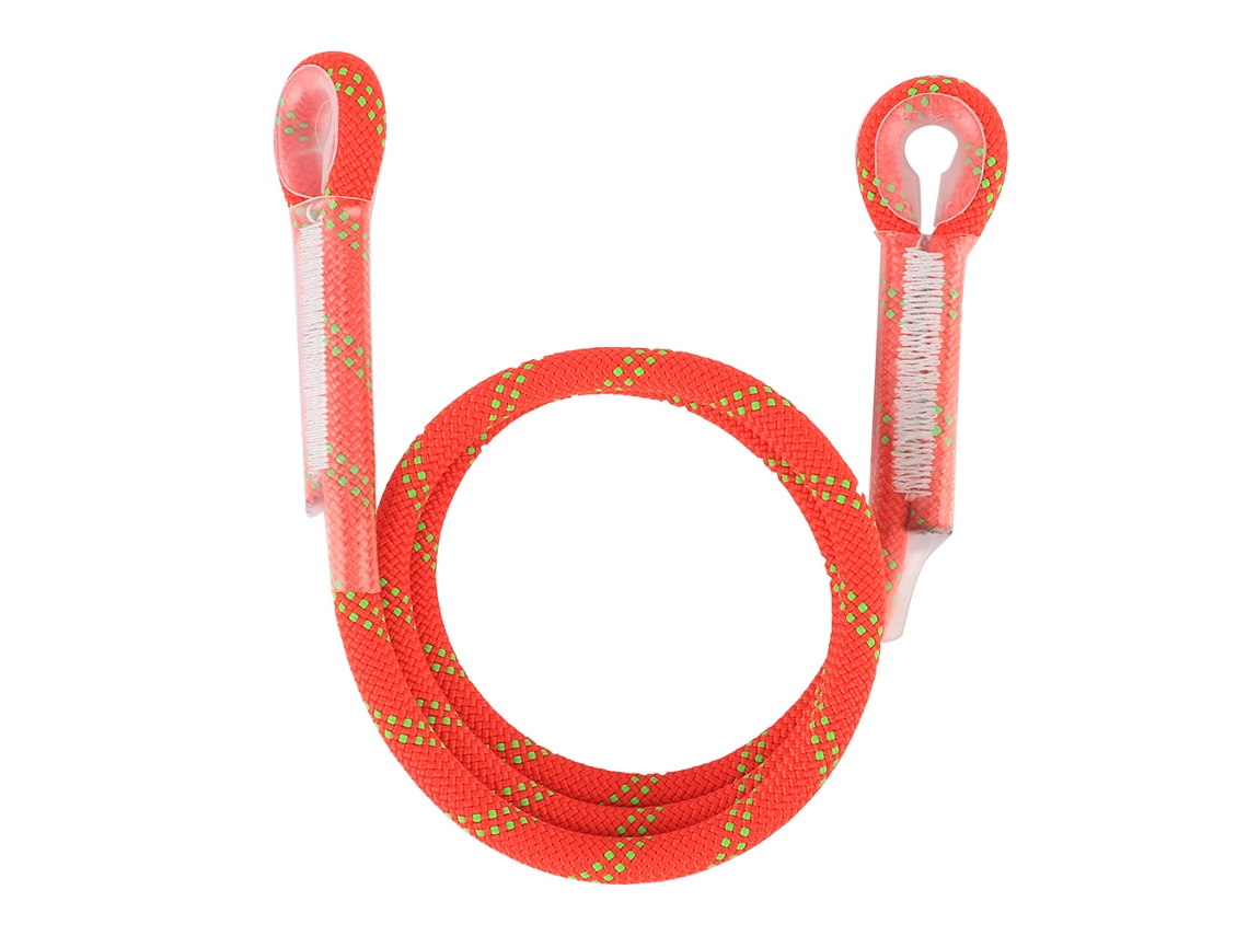 Corda de Descida, 120 Cm, Laranja, com Freio AQUAFORGE