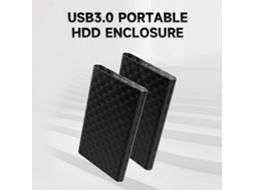 Estojo Externo Para Hd Portátil Lenovo S-02 2.5 Polegadas Usb3.0 Sem Ferramentas Instalação E Modo Sleep Inteligente