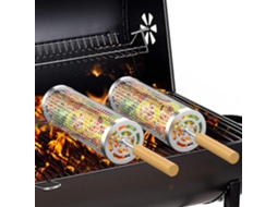 Conjunto De 2 Peças De Ferramentas Para Bbq, Portátil Para Exterior, Para Churrasco, Campismo E Exterior