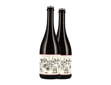 Vinho rosé APHROS WINES Phaunus Pét-Nat Pétillant Natural Rose Vinho Verde (0.75 L - 2 Unidades)