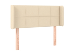 Cabeceira C/ Abas Tído 83x16x78/88 cm Creme MAISON EXCLUSIVE