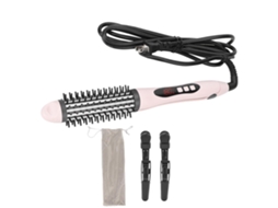 Prancha de Cabelo 2 em 1 com Escova Alisadora Redonda e Quente, 100 240v TAISHENGDA