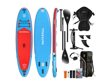 Prancha De Stand Up Paddle Insuflável Flow Pack 10.6´all Around C/ Assento Waterfall