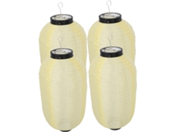 De 4 Lanternas Tradicionais Japonesas, Dobráveis, À Prova Dágua, Com Iluminação Suave Para Decoração Interna E Gokoco