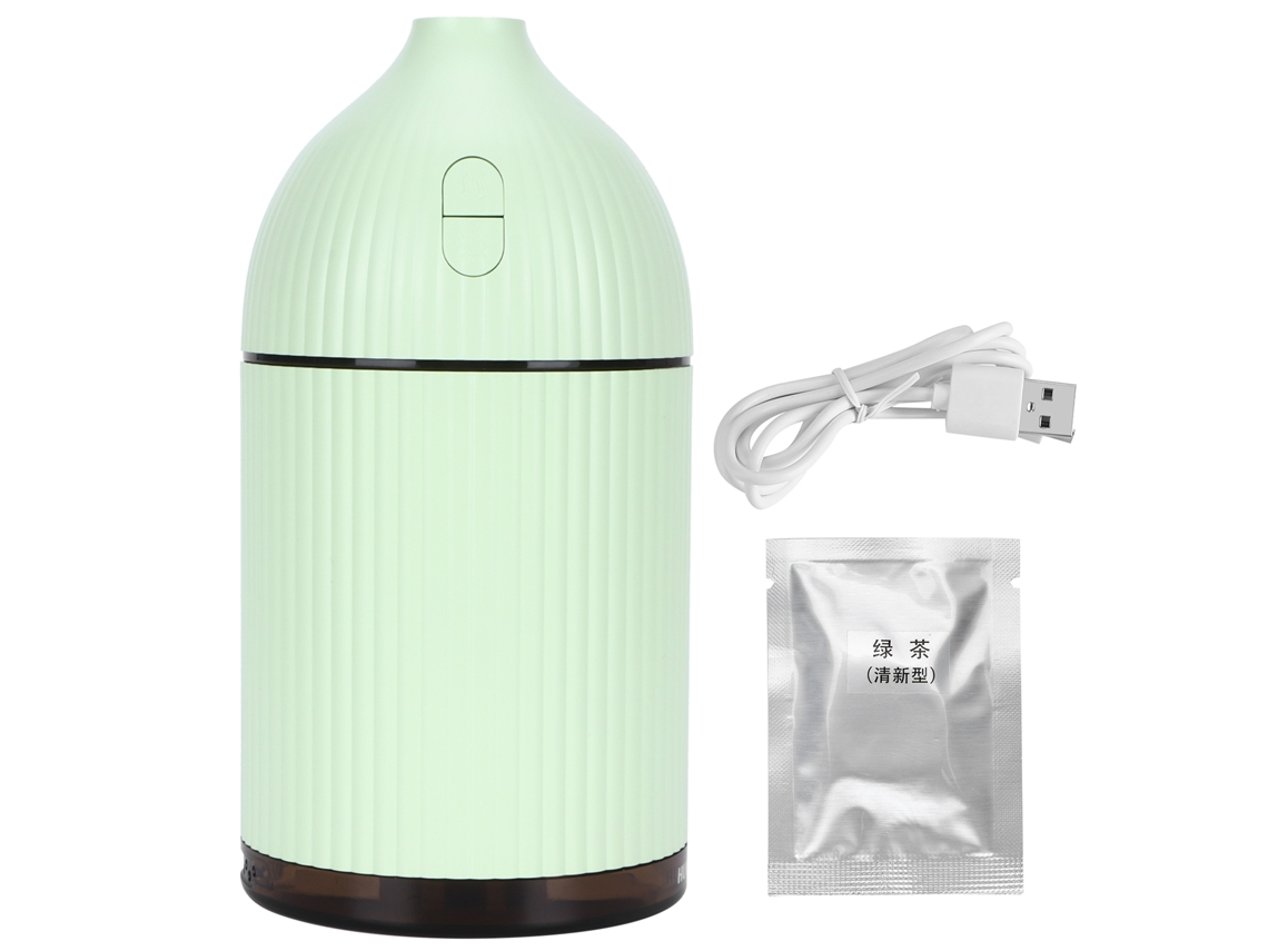 Umidificador Multifuncional Usb com Purificação e Aromaterapia para Carro e Casa Verde 300ml | S/MARCA