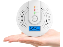 Alarme De Monóxido De Carbono, Detector De Co Com Visor Led(pilha Aa Não Incluída)