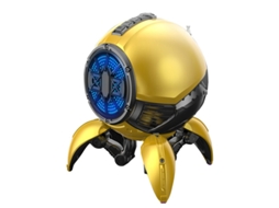 Coluna Bluetooth As21 Sem Fio Subwoofer Rádio Doméstico Telefone Celular Portátil Placa de Computador U Disk Reprodutor de Áudio Amarelo