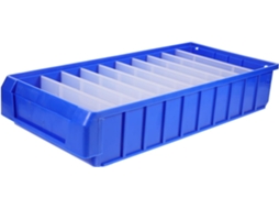 Caixa Organizadora Portátil Azul de Polietileno para Parafusos Resistente a Danos. SFUSHOS