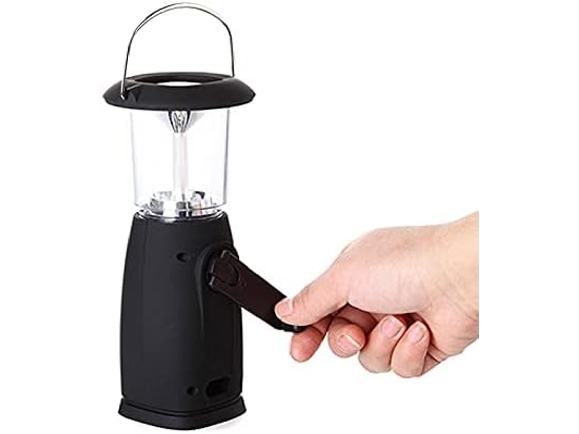 Lanterna Led Com 6 Lâmpadas Led De Dínamo De Manivela Solar Para Acampamento Ao Ar Livre, Caça, Caminhadas, Vela, À Prova De Intem Aquaforge